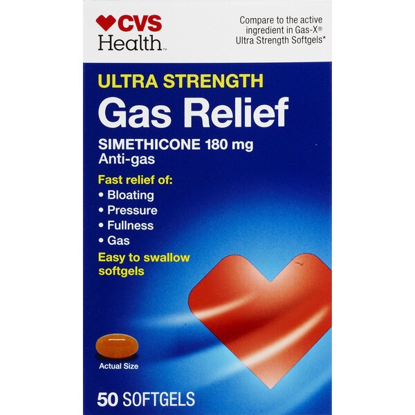 CVS Health Ultra Strength Gas Relief 180 MG Softgels