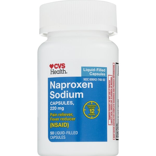 CVS Health Naproxen Sodium 220 MG Liquidid-Filled Capsules