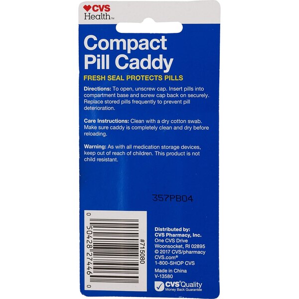 CVS Health Compact Pill Caddy