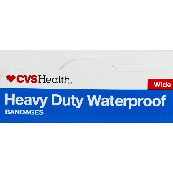 CVS Health Heavy Duty Waterproof Anti-Bacterial Bandages