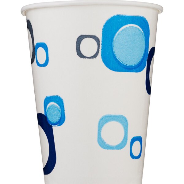 Total Home Decorated Paper Cups, 9 oz, 60 ct