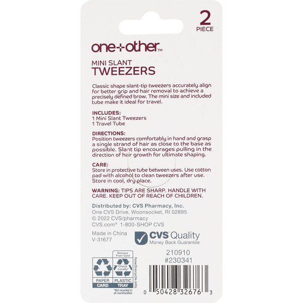 one+other Mini Slant Tweezer
