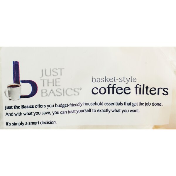 Just The Basics Basket-Style Coffee Filters
