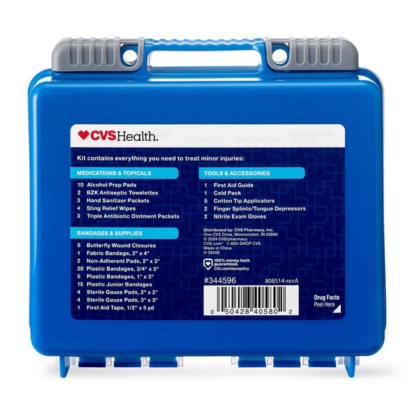 CVS Health Everyday First Aid Kit, 90 Pieces