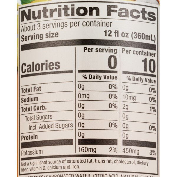 Gold Emblem Sparkling Water, 33.81 oz