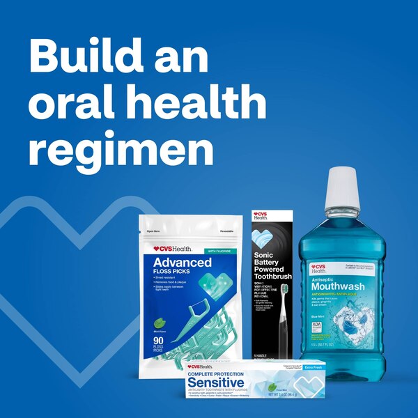 CVS Health Rapid Protection Sensitive Anticavity Fluoride Toothpaste, Extra Fresh, 3.4 OZ