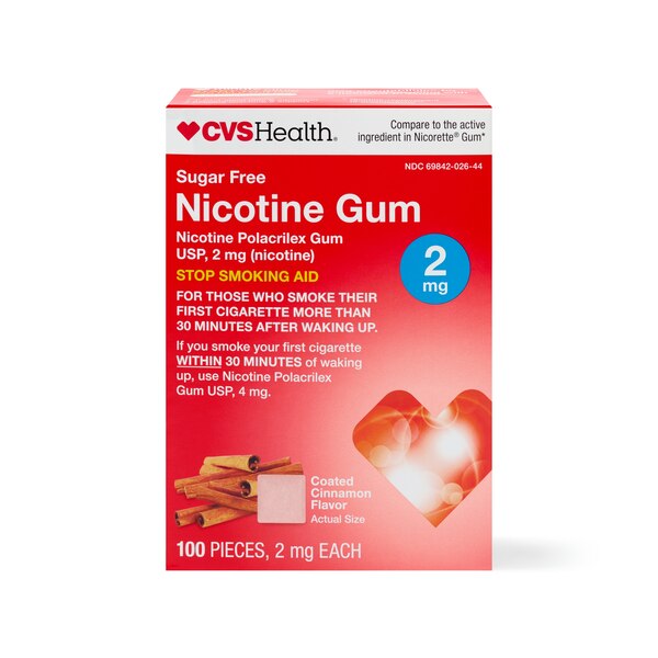 CVS Health Nicotine Gum, Cinnamon