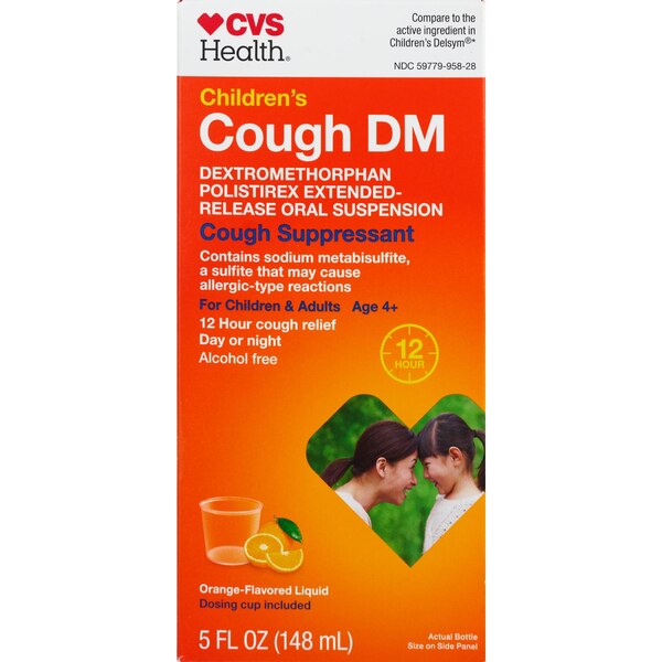 CVS Health Children's 12HR Cough DM Cough Suppressant Liquid