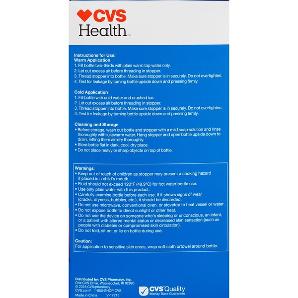 CVS Health Warm or Cold Water Bottle