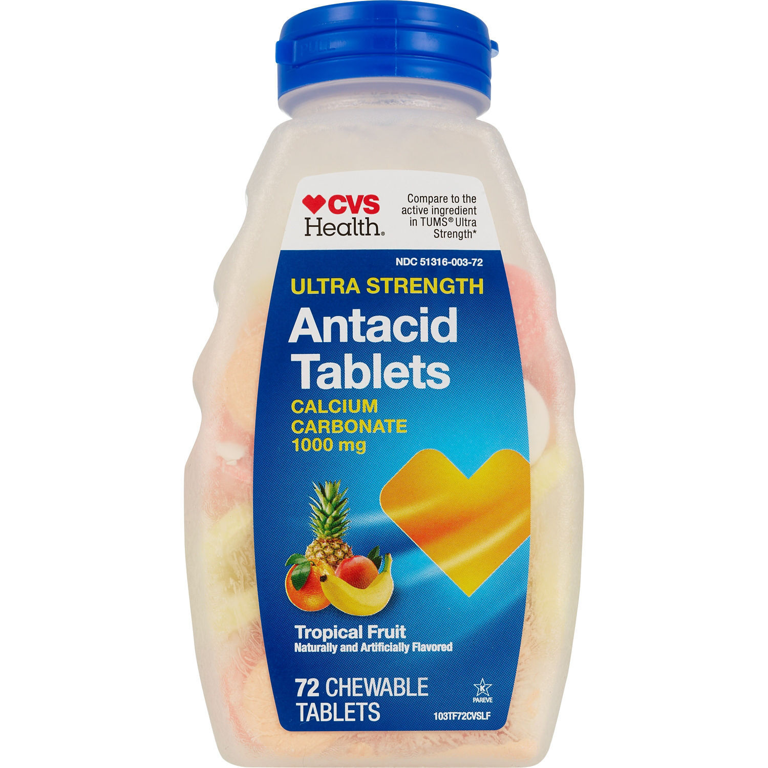 CVS Health - Antiácido en tabletas masticables