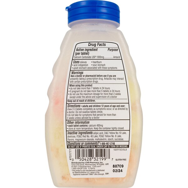 CVS Health Antacid Chewable Tablets