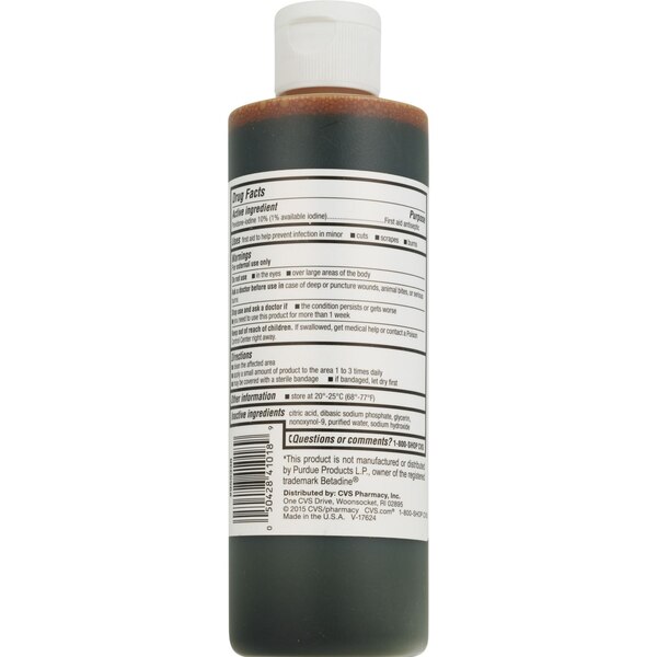 CVS Health Povidone Iodine First Aid Antiseptic, 8 OZ
