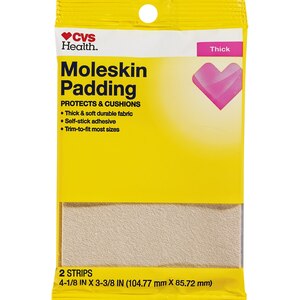 CVS Moleskin Foam Padding, 2 CT