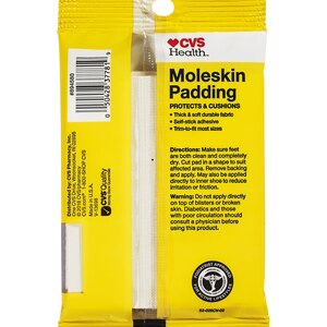 CVS Moleskin Foam Padding, 2 CT