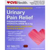 CVS Health Maximum Strength Urinary Pain Relief Tablets, 12 CT, thumbnail image