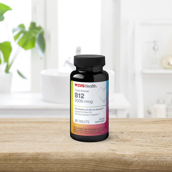 CVS Health Vitamin B12 Tablets, 60 CT