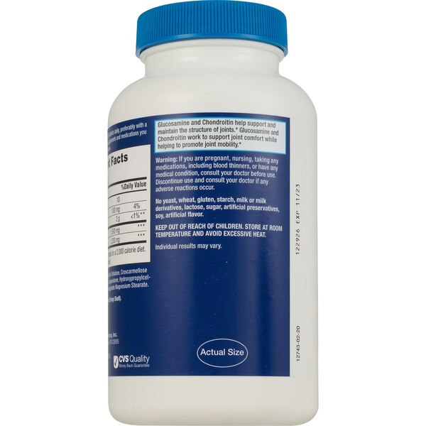 CVS Health Glucosamine Chondroitin Tablets, 150 CT