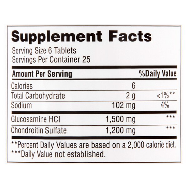 CVS Health Glucosamine Chondroitin Tablets, 150 CT