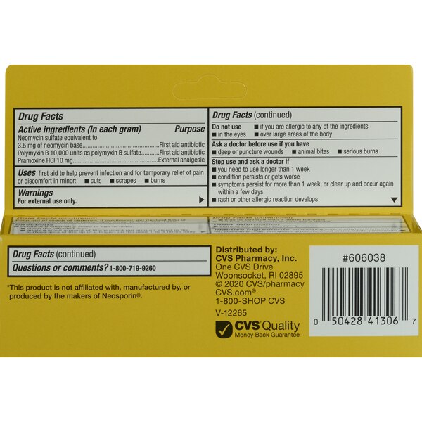 CVS Health Maximum Strength Antibiotic & Pain Relief Cream