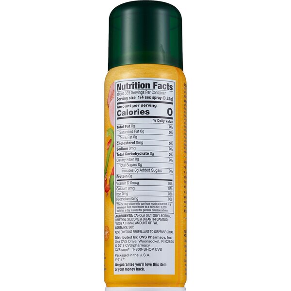 Gold Emblem Cooking Spray, Made With 100% Canola Oil, 6 oz