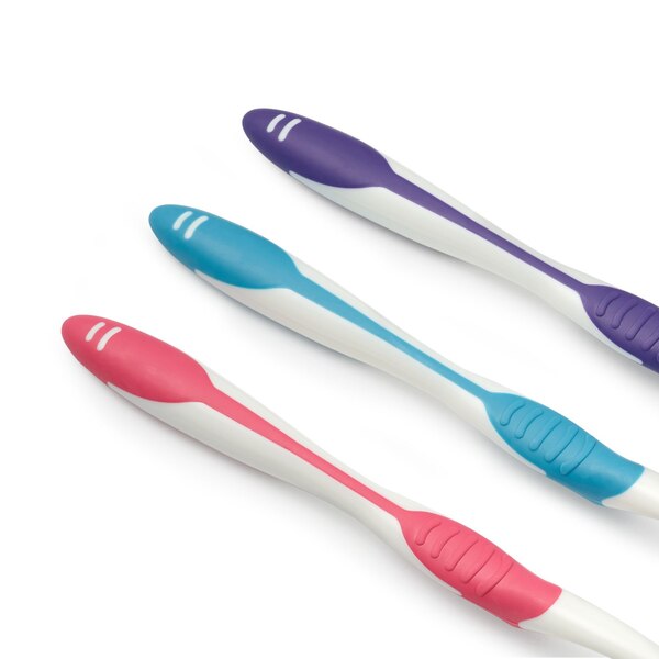 CVS Health Dual Clean Toothbrush, Soft Bristle, 1 CT