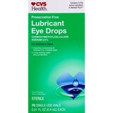 CVS Health Preservative-Free Lubricant Eye Drops, 70 CT, thumbnail image