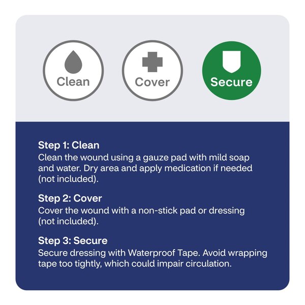 CVS Health Easy Tear Waterproof Adhesive Tape