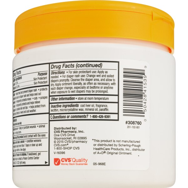 CVS Health Vitamin A&D Ointment, 1 LB