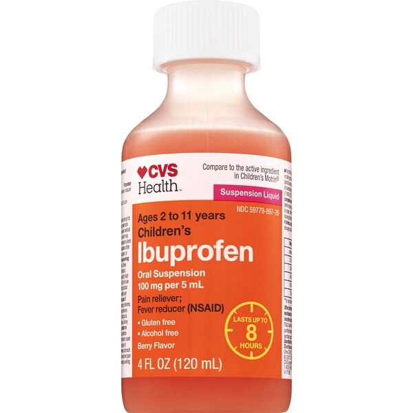 CVS Health Children's Ibuprofen Pain Reliever & Fever Reducer (NSAID) Oral Suspension