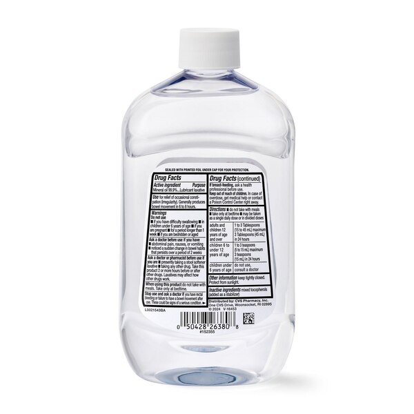 CVS Health Mineral Oil USP Lubricant Laxative