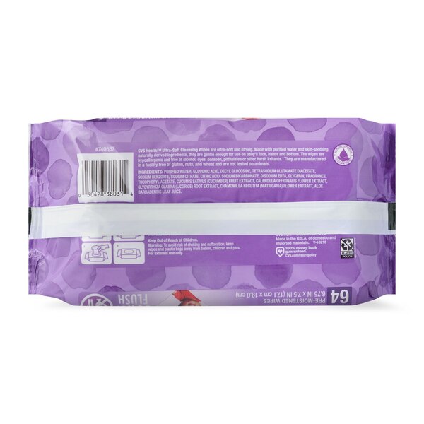 CVS Health Ultra-Soft Cleansing Wipes SoftPak
