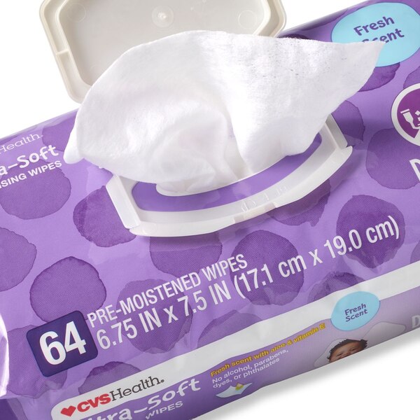 CVS Health Ultra-Soft Cleansing Wipes SoftPak