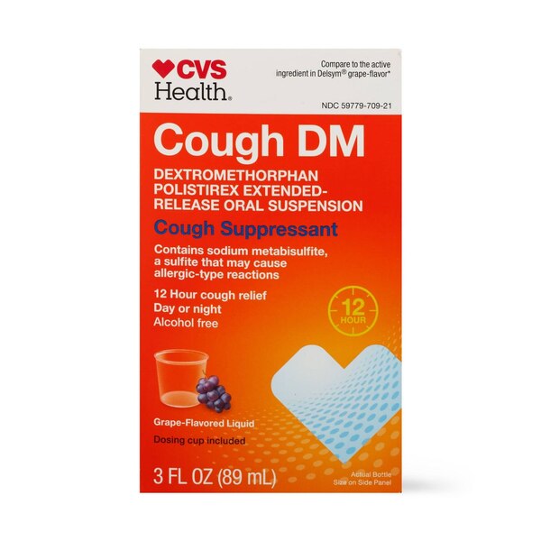 CVS Health 12HR Cough DM Relief Liquid Cough Suppressant