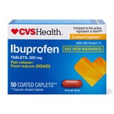CVS Health Ibuprofen Pain Reliever & Fever Reducer (NSAID) 200 MG Coated Caplets, thumbnail image