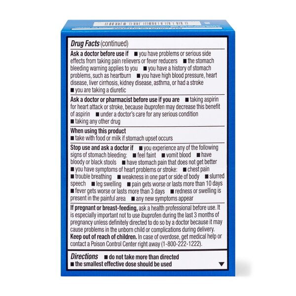 CVS Health Ibuprofen Pain Reliever & Fever Reducer (NSAID) 200 MG Coated Caplets