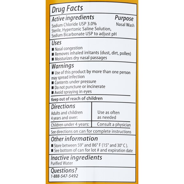 CVS Allergy & Sinus Relief Sterile Saline Nasal Mist
