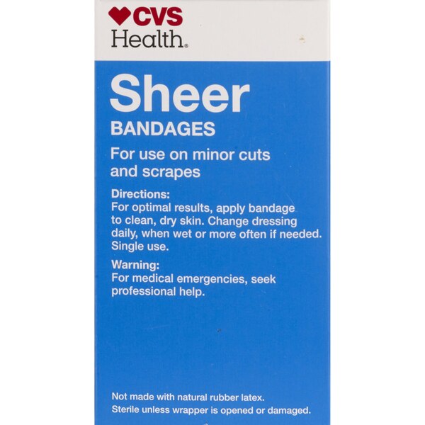CVS Health - Apósitos transparentes