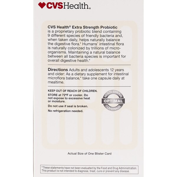 CVS Health Premium Care Probiotic Capsules