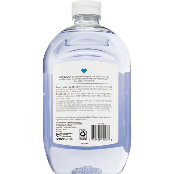 CVS Beauty Liquid Hand Soap Refill, Fresh