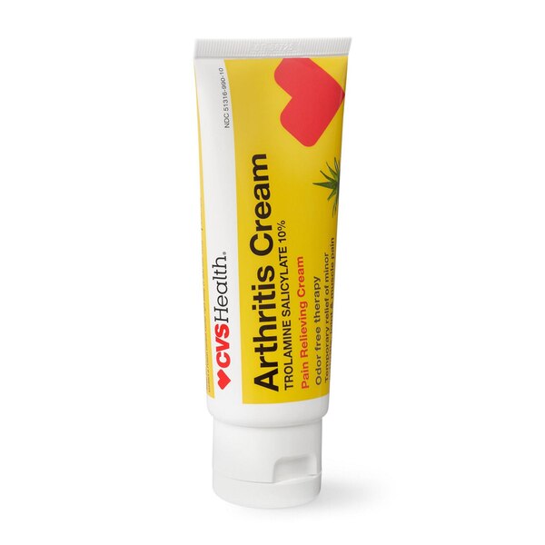 CVS Health Arthritis Pain Relief Trolamine Salicylate 10% Cream, 3 OZ