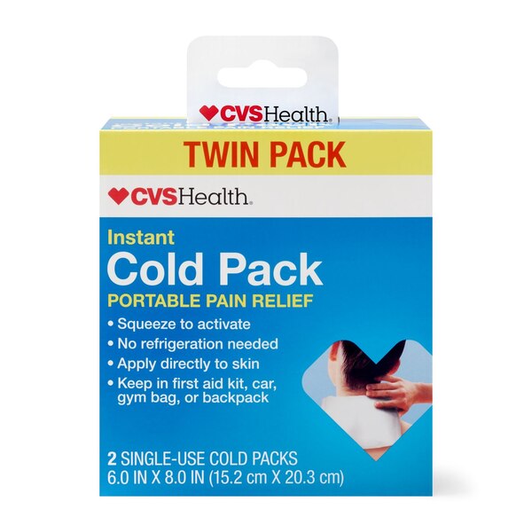 CVS Health Instant Cold Pack Portable Pain Relief