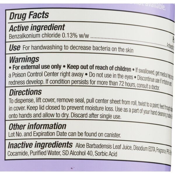 Total Home Antibacterial Moist Wipes, 40 ct