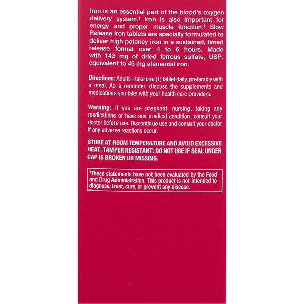 CVS Health Slow Release Iron Tablets