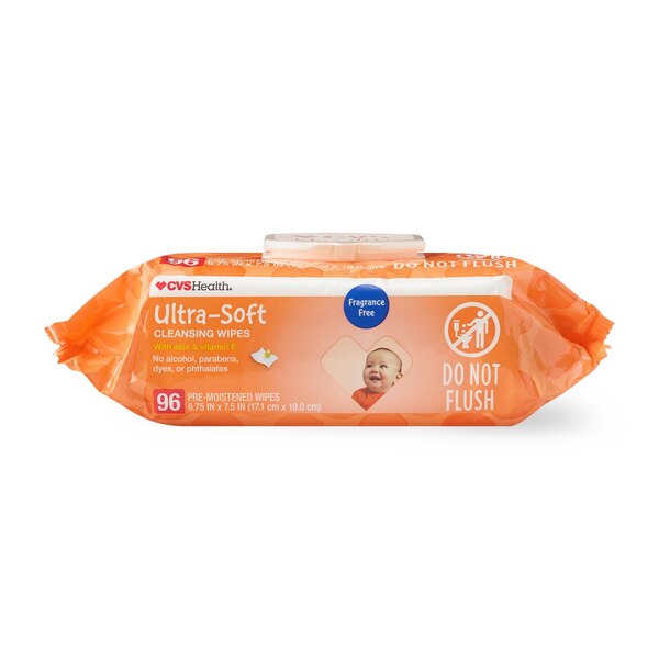 CVS Health Ultra-Soft Cleansing Wipes SoftPak