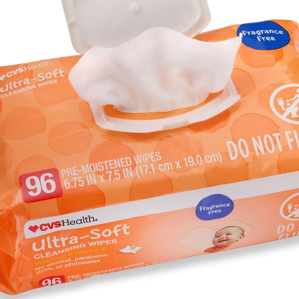 CVS Health Ultra-Soft Cleansing Wipes SoftPak
