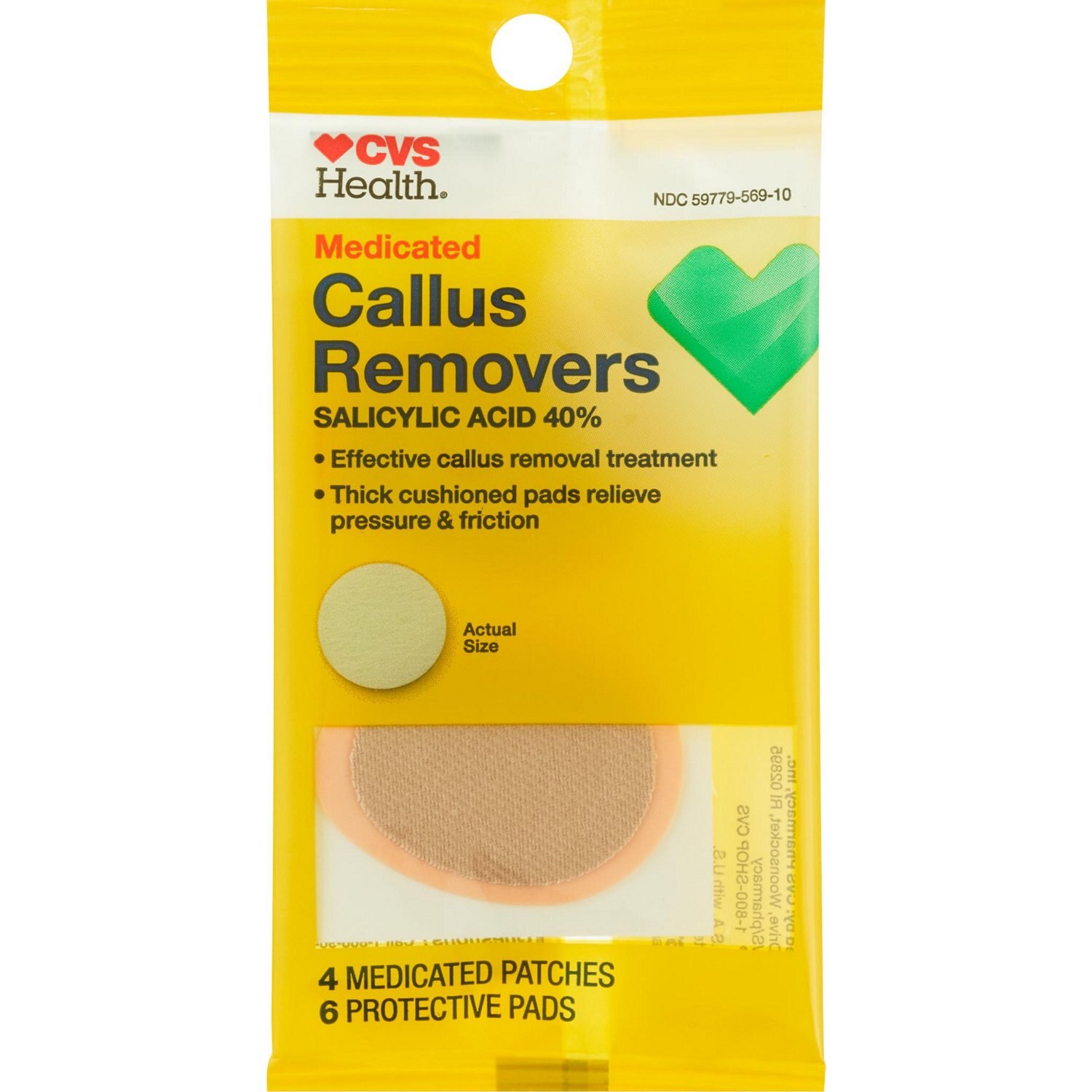 CVS Medicated Callus Removers image.