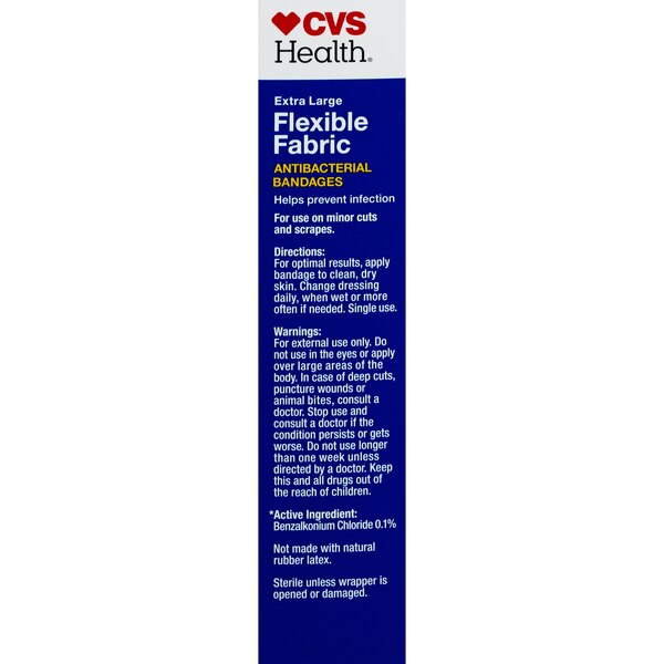 CVS Health Flexible Fabric Antibacterial Bandages
