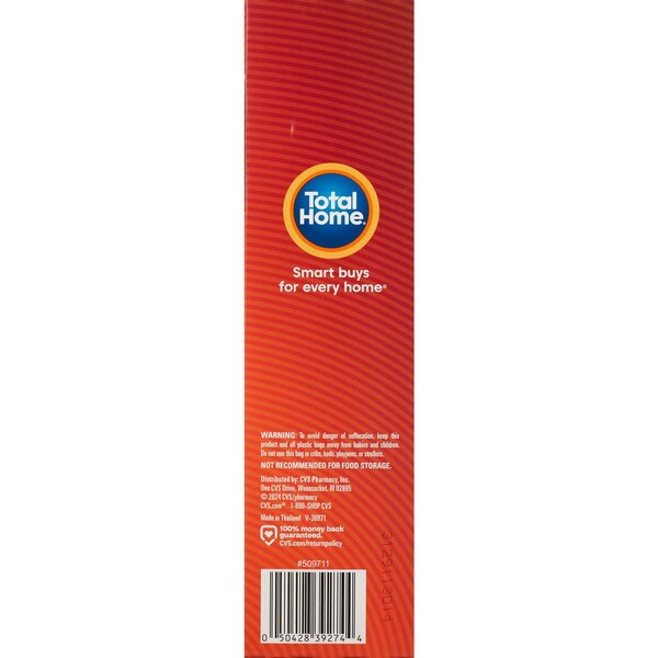 Total Home 30 Gallon Drawstring Trash Bags