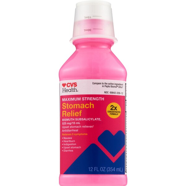 CVS Health Stomach Relief Liquid Maximum Strength