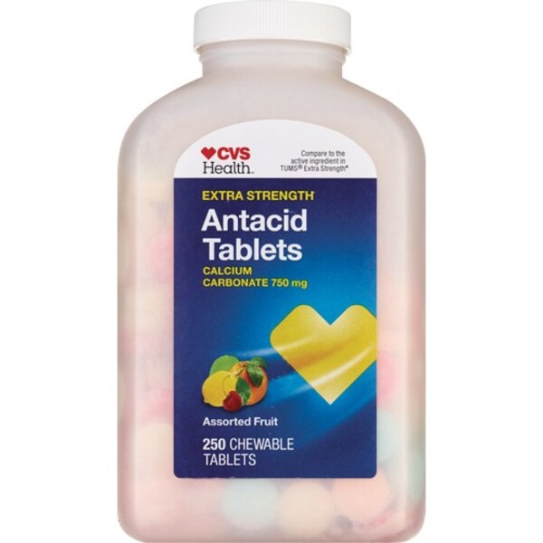 CVS Health - Antiácidos en tabletas, Extra Strength